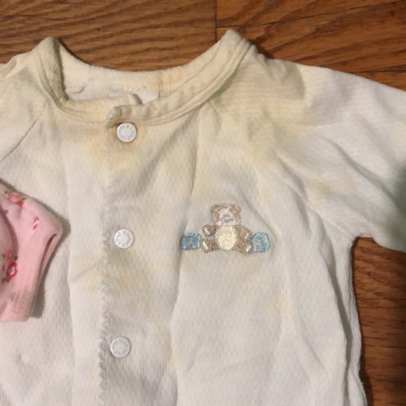 Newborn long sleeve PJ bundle, five pair - Picture 4 of 11